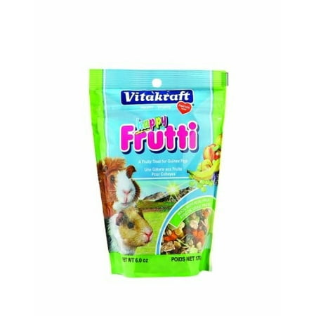 Vitakraft Happy Frutti Guinea Pig Dry Small Animal Treat, 6 Oz