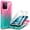 Glitter Pink Aqua, variant on Nagebee For Nokia HMD Vibe Phone Case (N159V TA-1590) Tempered Glass Screen Protector Phone Cover