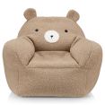 thumbnail image 4 of Bouclair Chaise en Sherpa Brun en Forme d'Ours, 4 of 10