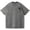 Gray #001, variant on Short Sleeve Shirts for Men Vintage Oversized T Shirt Washed Casual Crew Neck T Shirt Palm Tree Graphic Tees, M