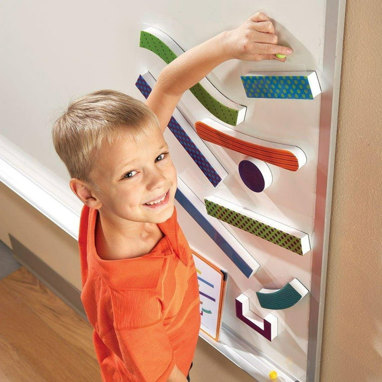 Learning Resources Tumble Trax Magnetic Marble Run, 29 Pieces