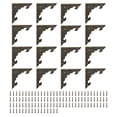 thumbnail image 1 of Uxcell 30pcs Vintage Corner Protector 2.3"x2.3"x0.2" for Table Box, Bronze, 1 of 5