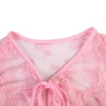thumbnail image 2 of Wenchoice Pink Lace Wrap Top M(3-4Y), 2 of 2