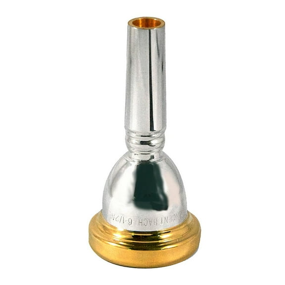 Bach Gold Rim Series Large Shank Trombone Mouthpiece 6-1/2AL
