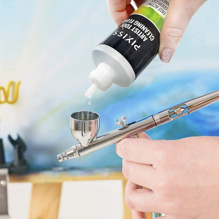 Airbrush Cleaning Kit Brush Cleaner Solution - Airbrush Clean Pot