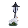thumbnail image 2 of simhoa Duck Garden Statue Sculpture with Solar Lantern Modern Decorative Resin Ornament Animal Figurine for Outside Garden Yard Lawn, 2 of 9