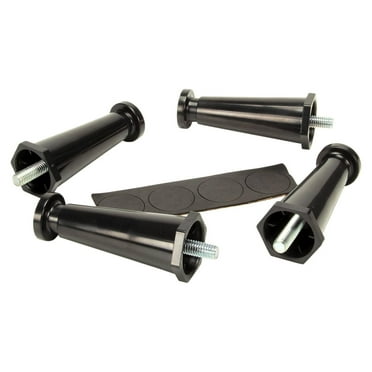 Jiowenm 13255.0003 Kit, Leg-4.0 Adj Blk Plstc FLG