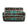 thumbnail image 3 of Xixirimido Recliner Cover with Pockets Reclining Slipcover for 2 Seat 6-Pieces Recliner Chair Cover for Recliner Furniture Protector for Kid Pet, Aztec Tribe Geometric, 3 of 8