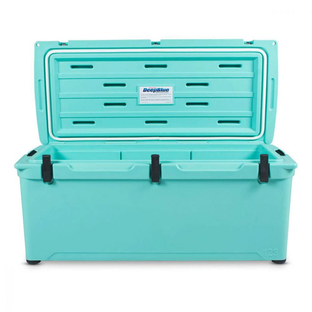 Engel 123 High Performance Durable Roto Molded Airtight Teal Cooler (4