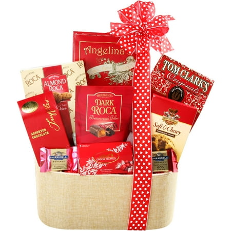 Alder Creek Elegant Love Valentine Gift Basket, 10 pc