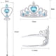 thumbnail image 2 of Vicloon Accesorios de vestir de princesa 2 piezas Corona y varitas de princesa para niñas pequeñas Joyas Regalos de juguetes para niñas pequeñas Set de cosplay de fiesta de Navidad para mayores de 3 a, 2 of 5