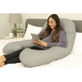 thumbnail image 4 of Leachco Slumber Wonder Contoured Total Body Pregnancy Pillow -  Gray, 4 of 7