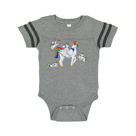 

Inktastic Cute Unicorn Family Gift Baby Boy or Baby Girl Bodysuit