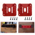 thumbnail image 2 of 5pcs Battery Holder for Milwaukee M18 18V Lithium Battery Wall Mount Battery Storage Holder for Work Van Shelf Toolbox, 2 of 4