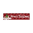 thumbnail image 2 of Weloille Christmas Banner Outdoor - 98.42x19.68 Inches, Christmas Front Porch Trim, Christmas Yard Banner, Christmas Yard Trim, 2 of 6