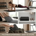 thumbnail image 5 of Treadmill Mat 68"x24" to 79"x35.5" Foldable Non-Slip Exercise Equipment Mat, Shock Absorbing Floor Protector for Walking Pad, Home Gym, Carpet & Hardwood Floors, 5 of 7