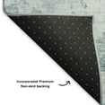 thumbnail image 5 of Addison Rugs Mayfield Premium Machine Washable Transitional Modern Blue Round Rug, 8' x 8', 5 of 6