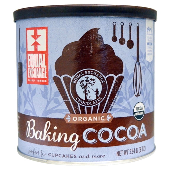Equal Exchange, Organic Baking Cocoa, 8 oz(pack of 2)