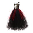 thumbnail image 6 of Glisme Halloween Dress For Girls Hallowmas Sleeveless Graphic Prints Dresses O Neck Classic Little Girls Daily Wear 6-7 Years Black, 6 of 6