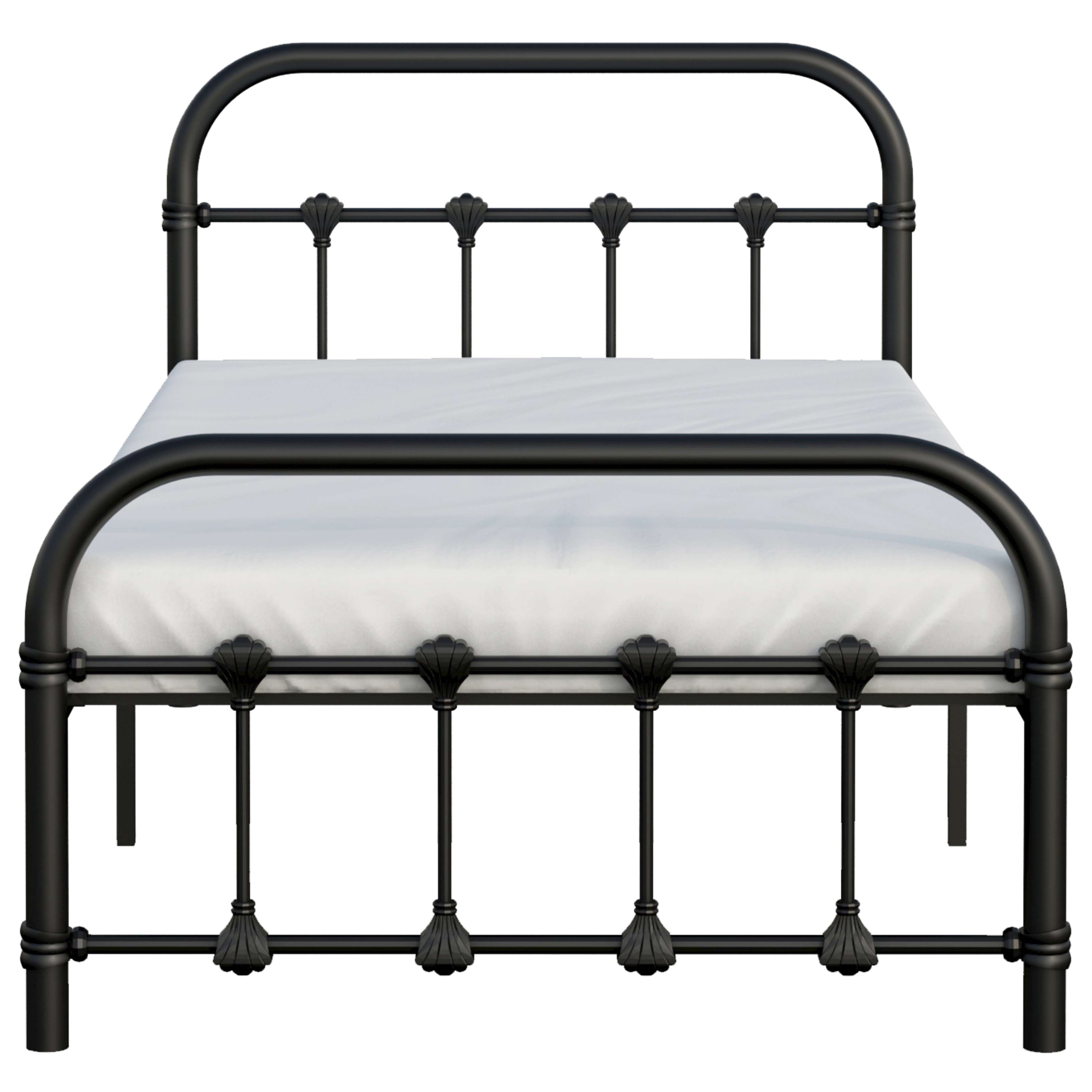 BK Furniture Melissa Metal Twin Bed, Black(Base UPC:0081313901102)