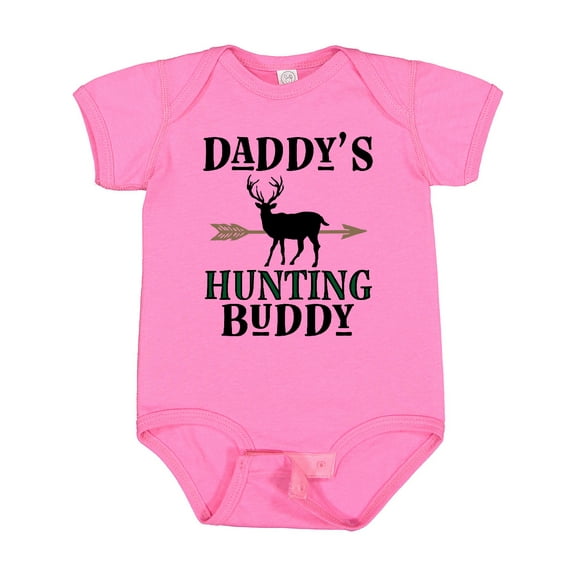 Inktastic Daddy Hunting Buddy Bow Hunter Boys Baby Bodysuit