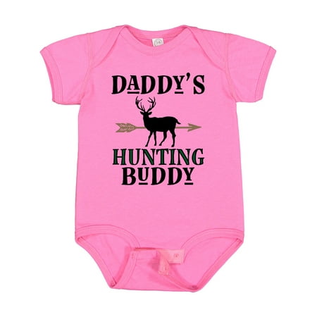 

Inktastic Daddy Hunting Buddy Bow Hunter Boys Baby Bodysuit