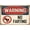 Warning Sign 3, variant on Funny Please Do Not Open The Gate Vintage Sign - 12×8 Inches, Metal Tin Decor, Home Restaurant Cafe Pub Bar Office Store Wall Decor