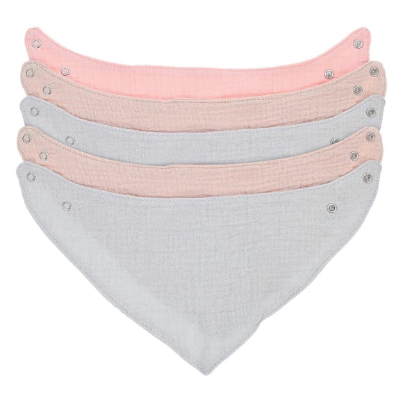 Baby Drooling Towels Cotton Yarn for Baby Use 5Pcs Absorbent Bibs