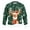 Dark Green, variant on Men's Christmas Reindeer Snowman Penguin Santa and Snowflakes Sweater,Red,XL