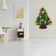 thumbnail image 5 of Bewildely Árbol de Navidad de fieltro, adornos de Navidad desmontables para colgar en la pared DIY para niños pequeños, decoraciones para el hogar, Kits de decoración para fiestas No.01 Bewildely HA000422-01B, 5 of 6