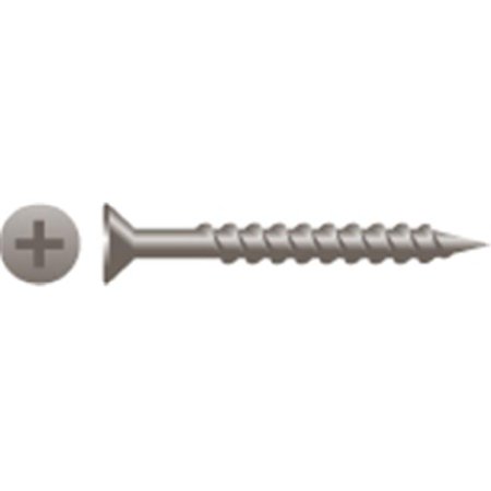 

Strong-Point 826L 8 x 1.62 in. Phillips Flat Head Particle Board Screws Plain and Lubed Box of 5 000