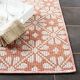 thumbnail image 4 of SAFAVIEH Martha Stewart Hampton Diamond Indoor/Outdoor Area Rug, Terracotta, 4' x 6', 4 of 7