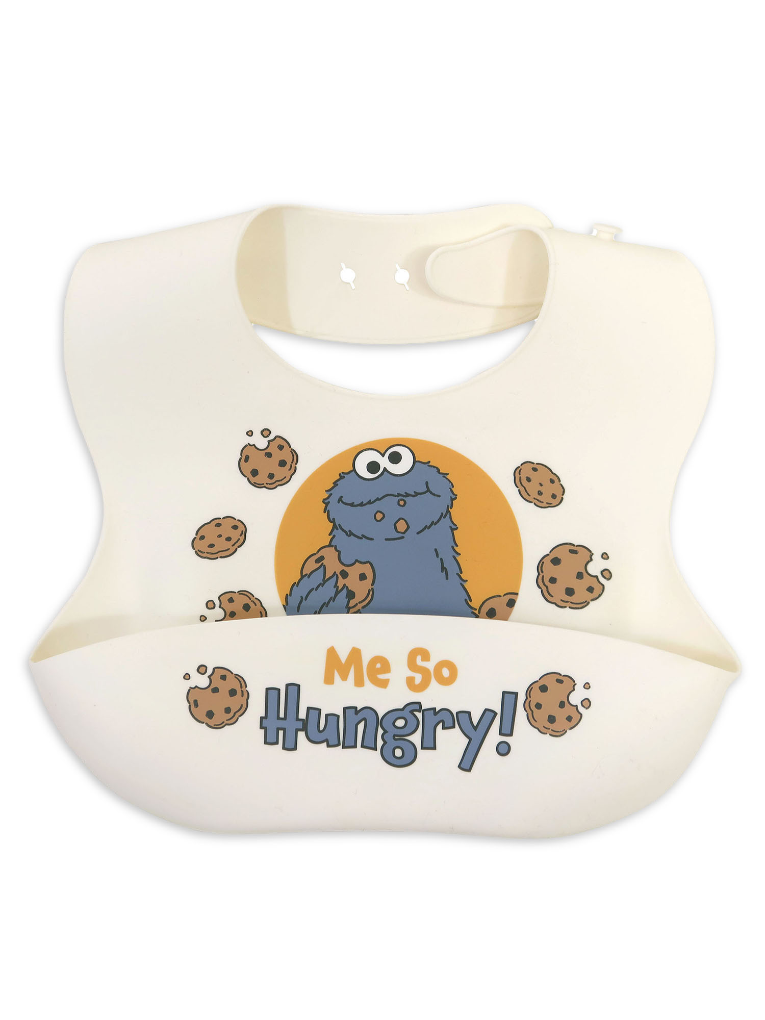 Sesame Street Cookie Monster Silicone Infant Bib photo 3