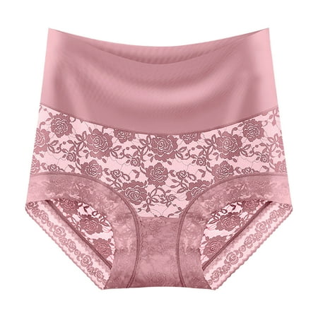 

Akiihool Plus Size Underwear Women s ComfortFlex Fit Microfiber Panties Moisture Wicking Underwear (Pink L)