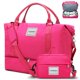 thumbnail image 1 of Bolsa de viaje WOOMADA Weekender Overnight para mujer, color rosa intenso, 1 of 7
