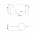 thumbnail image 2 of Tetera Cuello de Cisne Tramontina Acero Inoxidable 0.6 L, 2 of 4