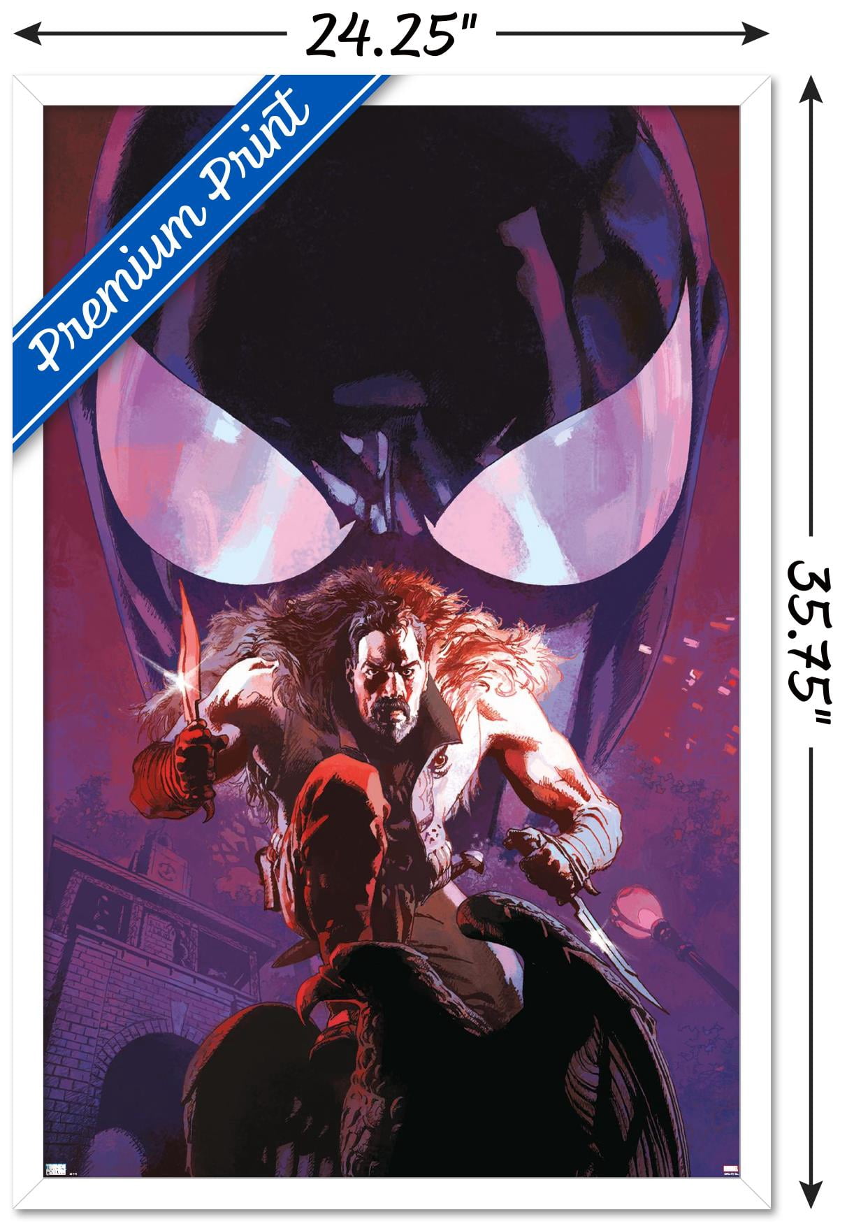 Marvel Kraven The Hunter - Amazing Spider-Man #21 Wall Poster, 22.375" x 34" Framed