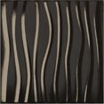 thumbnail image 1 of Ekena Millwork 19 5/8"W x 19 5/8"H Shoreline EnduraWall Decorative 3D Wall Panel, Universal Metallic Carbon Mist (Covers 2.67 Sq. Ft.), 1 of 6