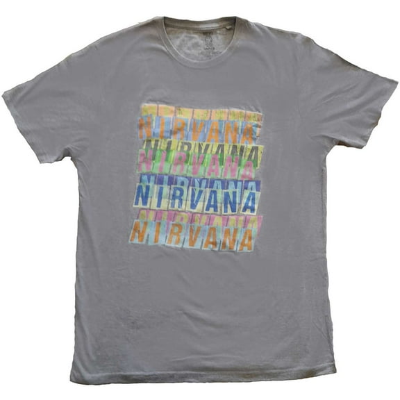Nirvana Unisex T-Shirt Repeat (Small)