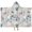 Pioneer Flower Floral-2, variant on Pioneer Flower Floral Print Pattern Hooded Bath Towel,50"x30" for Ages 3 To 12 Kids, Quick Dry Lightweight Soft Microfiber Hood Beach Towel Cover Up for Kids