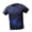 Blue, variant on Gym Shirts Men Summer Short Sleeve Crewneck Lightweight Breathable T-Shirts Athletic Workout Shirt