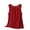 Wine, variant on Asxite Tank Tops for Women Plus Size Sleeveless Solid Color Round Neck Pleated Wide Strap Casual Blouse