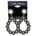 thumbnail image 2 of Mi Amore Antiqued Drop-Dangle-Earrings Gold-Tone/Blue, 2 of 2