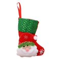 thumbnail image 1 of Christmas Santa Elk Snowman Bear Stocking Sock Gift Bag Hanging Party Tree Decor, 1 of 6