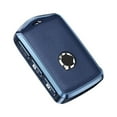 thumbnail image 3 of MYG Aluminium Leather Car Key Fob Case Cover Holder Shell For Volvo S60 S90 XC60 V90, 3 of 9