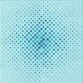 thumbnail image 1 of Ahgly Company Indoor Square Patterned Blue Diamond Blue Area Rugs, 6' Square, 1 of 6