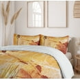 thumbnail image 6 of Ambesonne Orange Duvet Cover Sets, Retro French Street, 2-King, Tan, 6 of 7