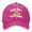 Hot Pink, variant on Bibifish Womens Vintage Distressed Washed Baseball Cap Hot Dog Print Graphic Detail Funny Casual Daily Outdoor Playful Sunshade Baseball Cap