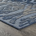 thumbnail image 3 of LR Home Reese 5' x 7', Blue/Gray Ikat Fade, Stain, and Moisture Resistant Indoor/Outdoor Area Rug, 3 of 7