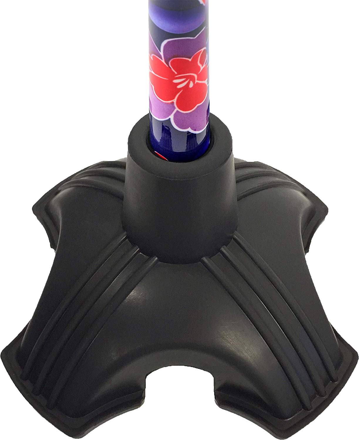 NOVA AllTerrain Cane Tip, Quad Tip with Rubber Grip Traction for